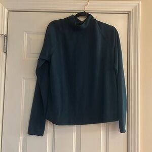 Orvis Teal Long Sleeve Layering Piece Size Large